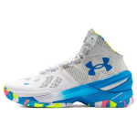 Under Armour Curry 2 Retro Splash Party 2023 Unisex tossud Valge Mojo-Roosa 3026282-100 42.5