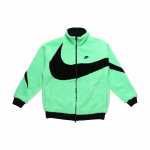 Nike Naiste suur Swoosh p&ouml;&ouml;ratav boa jakk (Aasia suuruse m&auml;&auml;ramine) Neoonroheline meeste pealisr&otilde;ivas BQ6546-350 S