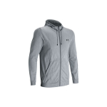 Under Armour Rush Series &otilde;mblusteta treeningkapuutsiga jakk meestele pealisr&otilde;ivad s&ouml;ehall 1366258-066 M