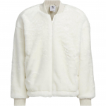 Adidas Originals karusnahast jope, &uuml;hev&auml;rviline, vabaaja spordijakk, pikkade varrukatega, unisex jakid, Han-Jade-valge JD3777 S