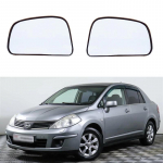Kuumutusega tahavaatepeegli klaasid 2004-2012 Nissan TIIDA jaoks - Vasak & Parem Heated - Left