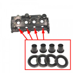 8 tk Klapikatte tihendi remondikomplekt Opel Astra H / J Corsa D Meriva A Zafira B jaoks