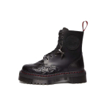 dr. Martens Warner Bros. X Jadoni seeria nahast &uuml;marotsalised paeladega mugavad mitmek&uuml;lgsed l&uuml;hikesed Martin saapad unisex saapad must punane 31749001 36 black
