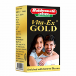 Baidyanath Vita Ex Gold Plus 20 kapslit meestele | Vastupidavuse, j&otilde;u ja eluj&otilde;u t&otilde;stja | Mittehormonaalne Ayurveda energiatugevdaja