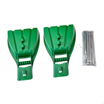 Garden Rake Grabbers Rubbish Pick up Tool Hand Claw Leaves Grabber for Trash Outdoor Grass 2Pcs with Rod