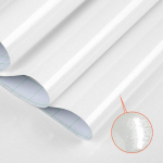 L&auml;ikivad Valged Kleepsud Vin&uuml;&uuml;l Isekleepuvad Veekindlad &Otilde;likindlad Kleepsud K&ouml;&ouml;gi T&ouml;&ouml;pinnapaneelid M&ouml;&ouml;bli Renoveerimise Tapeet 55cm x 500cm