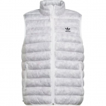 Adidas Originals Essential Made With Nature Vest Logo Seisukrae T&otilde;mblukuga Liibuv Varrukateta Vest Meeste Vestid Valge HK7539 S