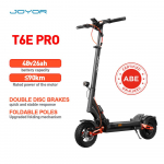JOYOR T6E PRO (ABE) 10'' elektrit&otilde;ukeratas 20KM/H Seppd 48V/26Ah aku 500W mootor 90KM maksimaalne s&otilde;iduulatus eesmised ja tagumised topeltketaspidurid T6-PRO(ABE） must