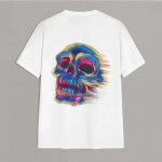 Meeste Mood Veider 3D T-s&auml;rk Isiksuse R&otilde;ivad Kiiresti Kuivav Pol&uuml;ester L&uuml;hikeste Varrukatega &Uuml;mara Kaelusega T-s&auml;rk Pluss Suurus T-s&auml;rk Topid XXXXXL valge