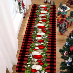 J&otilde;ulud Pikk Koridori Dekoratsioon Vaip Flanell K&ouml;&ouml;givaip Pehme Magamistoa Vaip Elutoa Uksematt Kodu Dekoratsioon 40X120CM (1.3X3.9FT