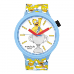SWatch Unisex Uretaankell The Simpsons Parim. Isa. Kunagi. Sb05z100 SB05Z100