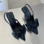 Mood 2025 Suvi Br&auml;nd Naiste Slingback Sandaalid Kontsaga Kingad Moodne Lipsus&otilde;lm Terav Nina Sisse libistatavad Daamide Elegantne Kleidi Kingad 43