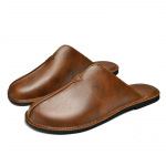 Moodsad Uued Meeste K&auml;imissussid Slip-on Lamedad Kerged Hingavad Loaferid Pehmed Vabaaja Poolsaapad Mugavad Meeste Sussid V&auml;litingimustesse Meeste MokaSiinid 38 pruun