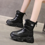 Mood Talv Pluss Fliis Paksenenud Veekindlad Libisemiskindlad Lumisaapad Uus Mood Puuvillased Saapad Paksu Tallaga Sisek&otilde;rgendusega Saapad 39