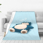 Pokemon Snorlax Flanelltekk Talvine Supersoe Voodipesu Tekid Lastele V&auml;litingimuste Muster Voodikate Diivanvoodi Kate 30x40in