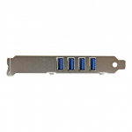 Carte PCI Express &agrave; 4 ports USB 3.0 avec UASP - STARTECH - PEXUSB3S4V - SuperSpeed - Alimentation SATA