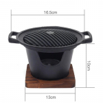Mini BBQ Grill Jaapanipliit &Uuml;hele Inimesele Kodu Suitsuvaba BBQ Grill V&auml;lis-BBQ Ahjuplaat Praadimispann Lihat&ouml;&ouml;riistad