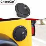 For Jeep Wrangler TJ 97-06 Fuel Filler Door Cover car Gas Tank Cap Locking Keys