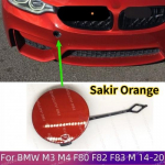 Sakir Oranž Esipamperi pukseerimissilma kate M3 F80 M4 F82 F83 2014 -- jaoks