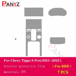 For Chery Tiggo 8 Pro - Car Interior Center console Transparent TPU Protective Film Anti-scratch Repair film Accessories Style C For RHD