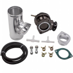 Universal Type-RS Turbo Blow off Valve Adjustable with 2.5 Aluminum Flange Pipe Adapter