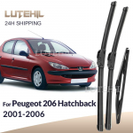 Peugeot 206 luukp&auml;ra 2001-2006 2002 2003 esiklaasi ja tagaklaasi p&uuml;hkijad Esiklaasi Puhastajad Harjad 26 +16 +14\ 3 PCS