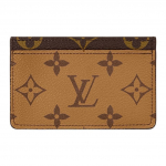 LOUIS VUITTON klassikaline monogrammiga vintage minimalistlik kaetud l&otilde;uendist kaardihoidja ja kott naistele pruun One Size-Box(Basic Set+Box) pruun