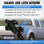 Pagasiruumiluugi tagaluugi lukustusriivi ajam Nissan Navara D40 Titan Pathfinder 2004 2005 2006 2007 2008-2012 jaoks 90503-JT30A