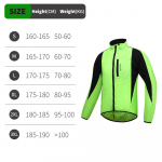 WOSAWE Meeste Jalgrattajope P&auml;ikesekaitsega Jalgratta Tuulejope &Otilde;huke MTB S&auml;rgid R&otilde;ivad Jooksmine Spordir&otilde;ivad Jalgratta Tuulejope Helkuriga S roheline