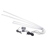 60cm 90cm 4tk Auto Under Tune Alus Kaugjuhtimispult LED Neoon RGB valgusriba 4 Pcs