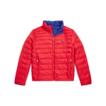 Polo Ralph Lauren Jakk FW22 &Uuml;hev&auml;rviline Tikitud Logo Kahepoolne Lastejakid Punane CWPOOTWY6020198-999 L