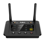 1Mii Bluetooth Bluetooth Audio Samaaegne Edastamine Kahele aptX aptX LL Madal aptX HD Optiline Digitaalne Analoogiks ja USB-le ja Raadio Seadus must