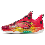 Anta Shock Wave 5 Pro Strength Cushioning, Wear Resistant Low top Basketball Shoes Men's Red 112411111S-3 39