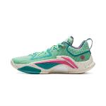 Li Ning BadFive Chase Hunt 1 Slip Resistant Coverage Lightweight Rebound Low top Outdoor Basketball Shoes Men's Green ABFV003-8 44