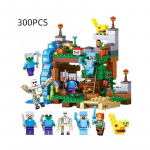 (300 tk) Minecraft Plokkidest Ehitamise M&auml;nguasjakomplekt K&uuml;la DIY Puslem&auml;nguasi ABS Hariv Lastekingitus