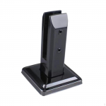 Floor Clamp 10-13 mm Thick with Screw Square Pool Fence Spigot Glass Spigots for Staircase Balcony Black 20cm