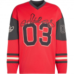 Adidas Originals Hockey Pikk V-kaelusega Spordis&auml;rk Mugav Vabaaja L&otilde;tv Pikkade Varrukatega T-s&auml;rk Meeste Topid KU9187 M