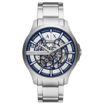 ARMANI EXCHANGEAE ARMANI K&auml;ekell Mehaaniline mehhanism Skelettdial Meeste Kellad AX2416 Silver