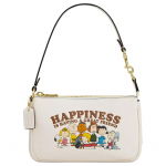 Coach X Peanuts Snoopy koost&ouml;&ouml; Nolita 19 Multikaprint Metallist Aksessuaarid Litchi-struktuuriga Nahk Mahjongikott K&auml;ekott V&auml;ike CBM76-IMCAH Basic Set (Bag+Dust Bag)