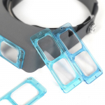 Optivisor Peasse kinnitatav Luup Silmaluup Kellassepa Remont Kolmas K&auml;si Kiiver Luupklaasid kandev Luup Kellade Remont 2.5X