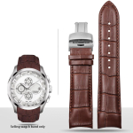 22mm 23mm 24mm Kaardus Otsaga Vasikanahast K&auml;ekella Rihm Tissot Watch Belt 1853 COUTURIER T035627A T035407A T035439 Meeste Rihm 22mm gray