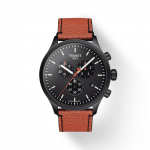 Tissot Nahkrihm must sihver Meeste moekell T116.617.36.051.12 must