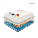 20-50 Muna Kodune Haudepott Kompaktne Plastikust Bioniline Veevoodi Inkubaator Automaatne Temperatuuri Reguleerimine Munade Inkubaator 220V USA Pistikuga 20 Eggs