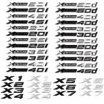 Auto pagasiruumi embleemi kleebis X1 X2 X3 X4 X5 X6 X7 XDrive 20i 25i 28i 30i 35i 40i 45i 50i 18d 20d 25d 28d 30d 35d 40d 45d 50d jaoks XDrive 40d