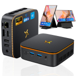 Huidun H50 Mini PC AMD Ryzen 3300U 16GB 512GB SSD Windows 11Pro MINI Arvuti HDMI 16+512 Portable Monitors must