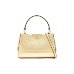 Tory Burch Eleanor Metallik Nahast Mini &Otilde;lakott Naiste K&auml;ekotid Metallik-Kuldne 170481-960 Basic Set (Bag+Dust Bag)