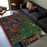 2025 Uus HOMM3 Heroes of Might and Magic Kaart Aardekirst M&auml;nguvaip Vaip elutuppa magamistuppa kodu diivanile, libisemiskindel p&otilde;randamatt 80x120cm( 31x47in)