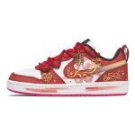 Nike Court Borough 2 Auspicious Phoenix And Joy Abrasion Resistant Low top Skateboard Shoes Women's Red Gold DJ0040-100(Team1856-) 37.5 brown