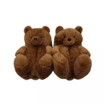 Pehmed Cartoon Karu Tassud - Soojad, Paksud Sametised, T&auml;ielikult Kinnised, Ideaalne Paaridele, S&uuml;gis/Talv. 28CM Adult (36-42) brown
