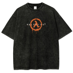 Klassikaline FPS m&auml;ng Half Life Graafiline Prindiga Vintage Pesu T-s&auml;rk Unisex Naiste Puuvillane Vabaaja &Uuml;lem&otilde;&otilde;duline Top Suvi Uus &Uuml;lem&otilde;&otilde;duline T-s&auml;rk XL black